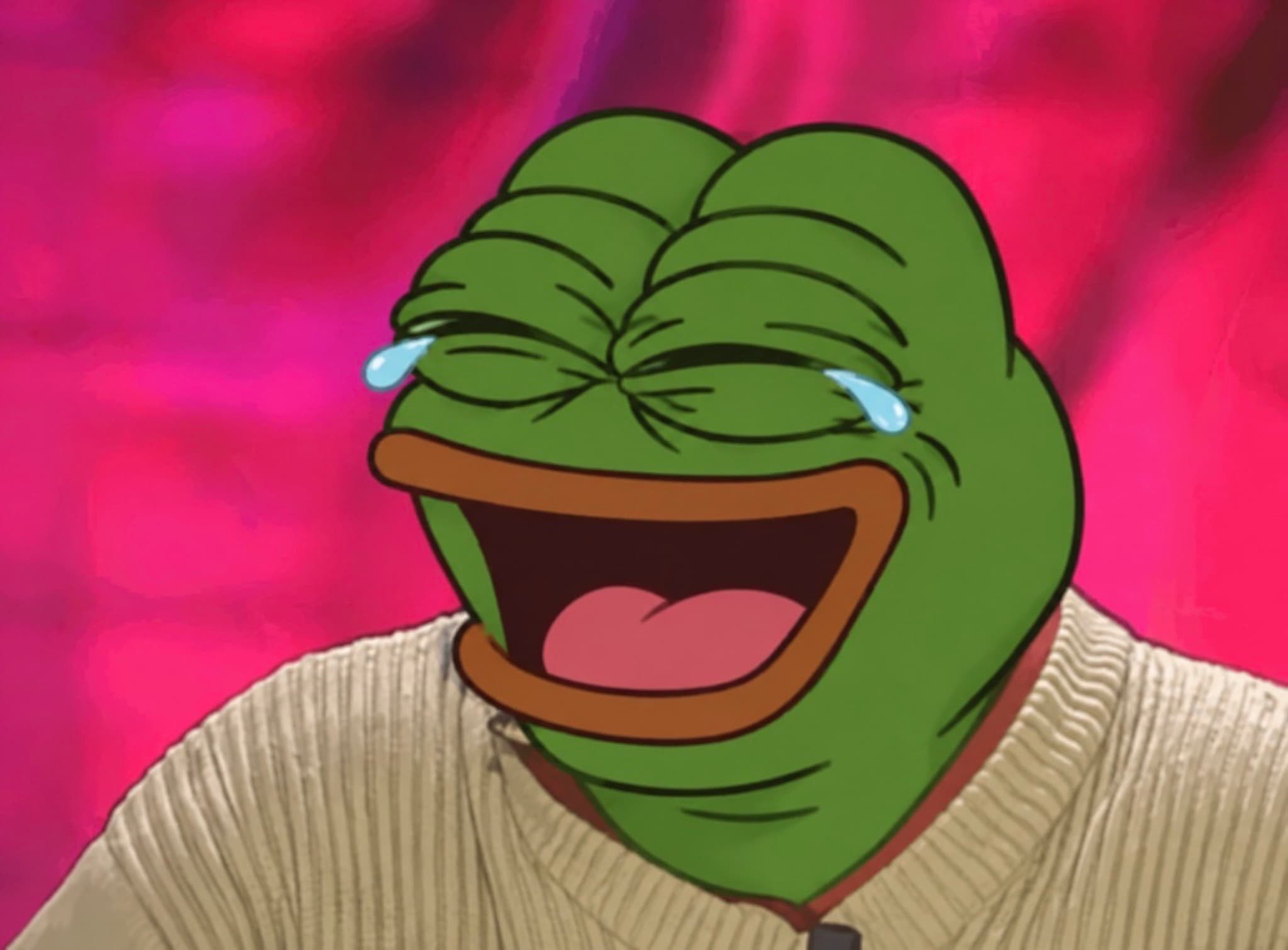 Laughing good, man